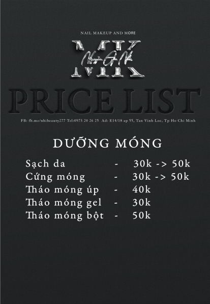 BẢNG GÍA 2 